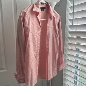 Polo by Ralph Lauren Men's Light Pink Button Down Shirt